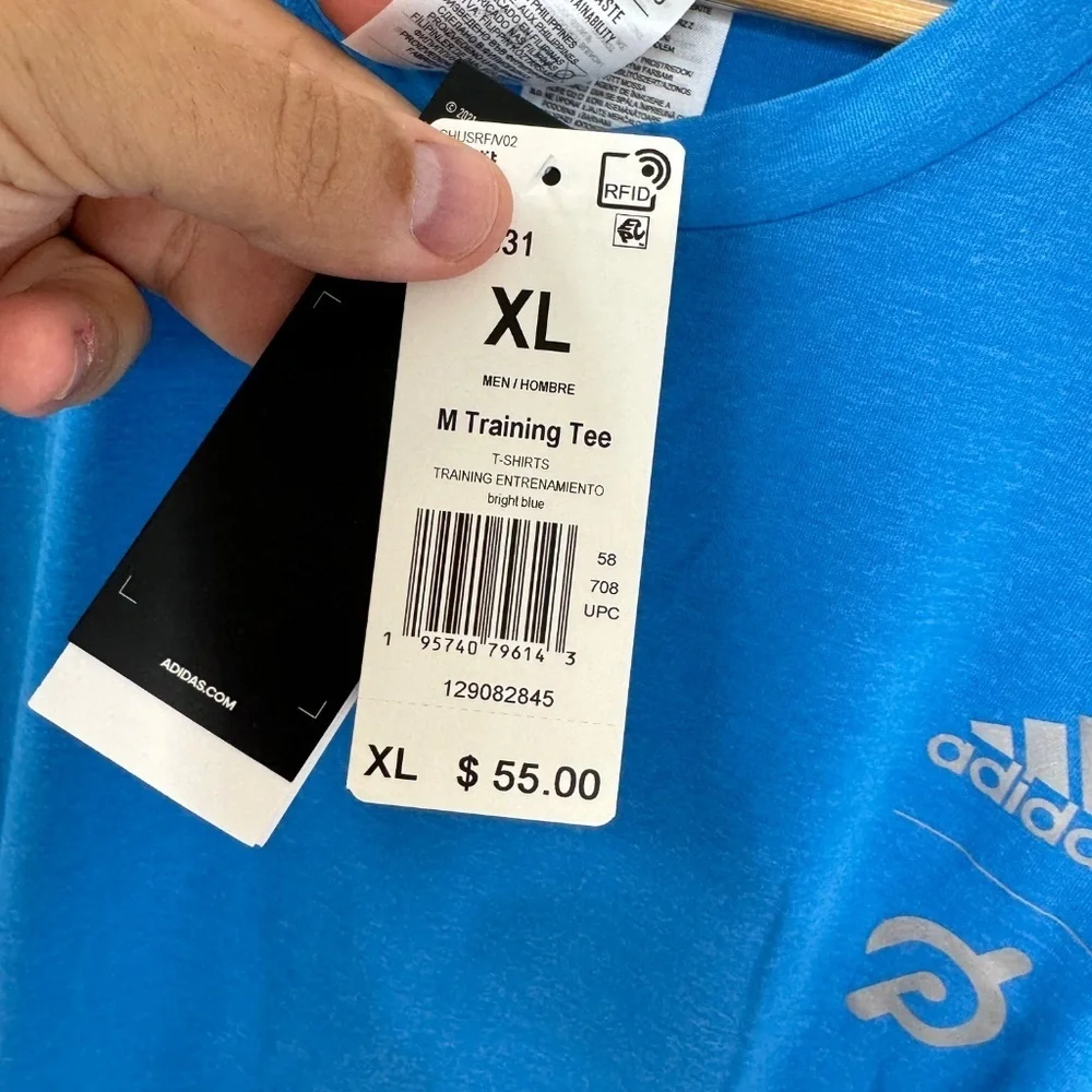 NEW Adidas Peloton XL Training Short Sleeve T Shirt
